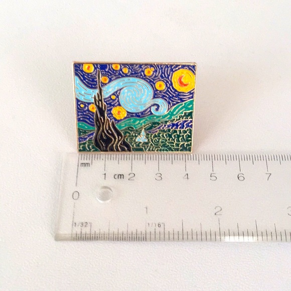 π50% OFF/3+...Van Gogh "Starry Night" Pin - Picture 5 of 8